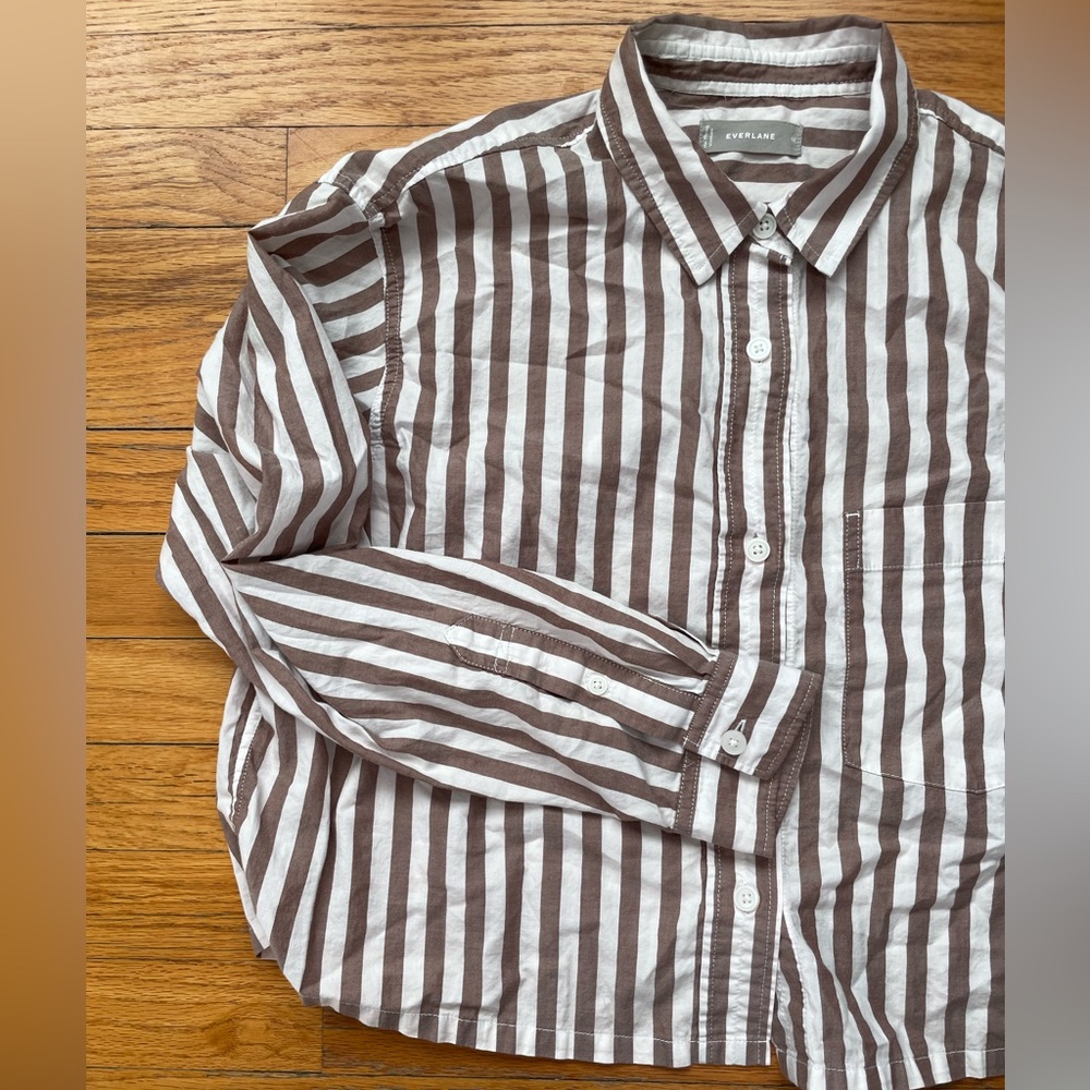 Everlane 100% Cotton Boxy Crop, M